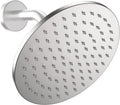 Matte Black 8 Inch Rain Shower Head, 2.5 GPM, Pack of 2 Y122