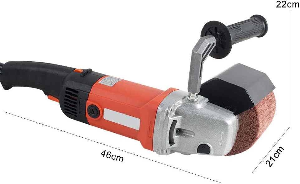 1400W 110V Electric Polisher 6 Speed Adjustable Handheld Sander with 2 Polishing Wheels P4268