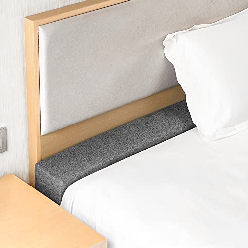 Bed Gap Filler Mattress Extender Headboard Pillow High-Density Foam with Removable Cover Z97174