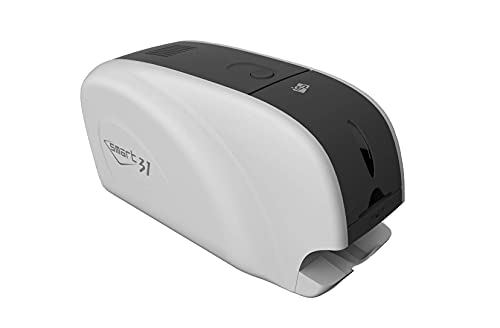 ID Card Printer Bundle with USB Camera, Color Ribbon, and PVC Cards L96541