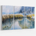 Oil Painting Print Multi-Piece Image on Wrapped Canvas K497