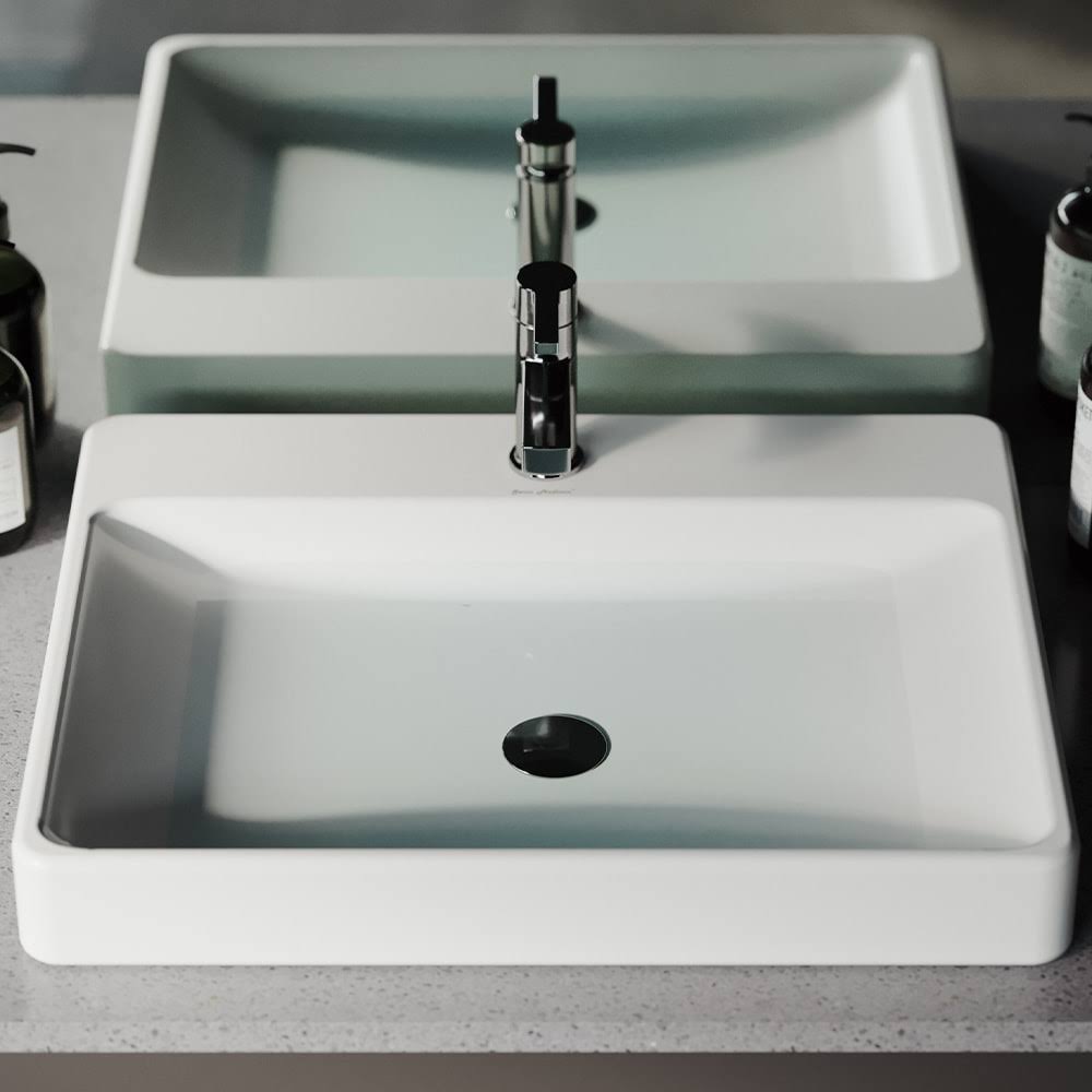 Rectangular Vessel Sink (White) V92654