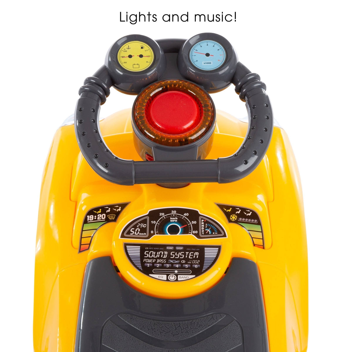 Yellow Ride-On Walking Car Toy Z792829