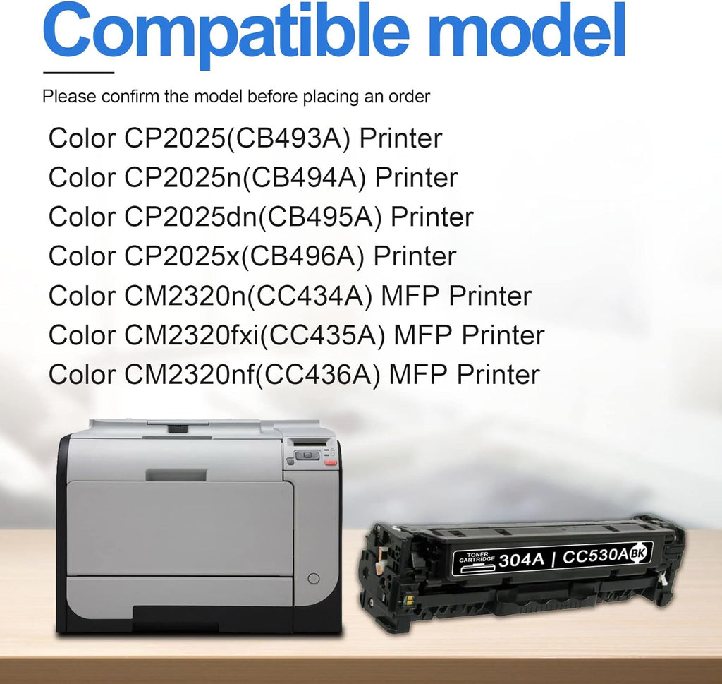 2 Pack Black Toner Cartridge for HP Printer C2224
