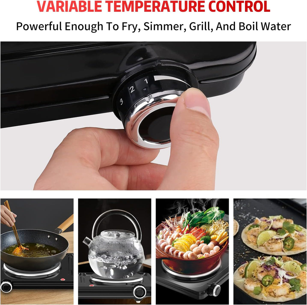 1800W Portable Double Electric Hot Plate T753