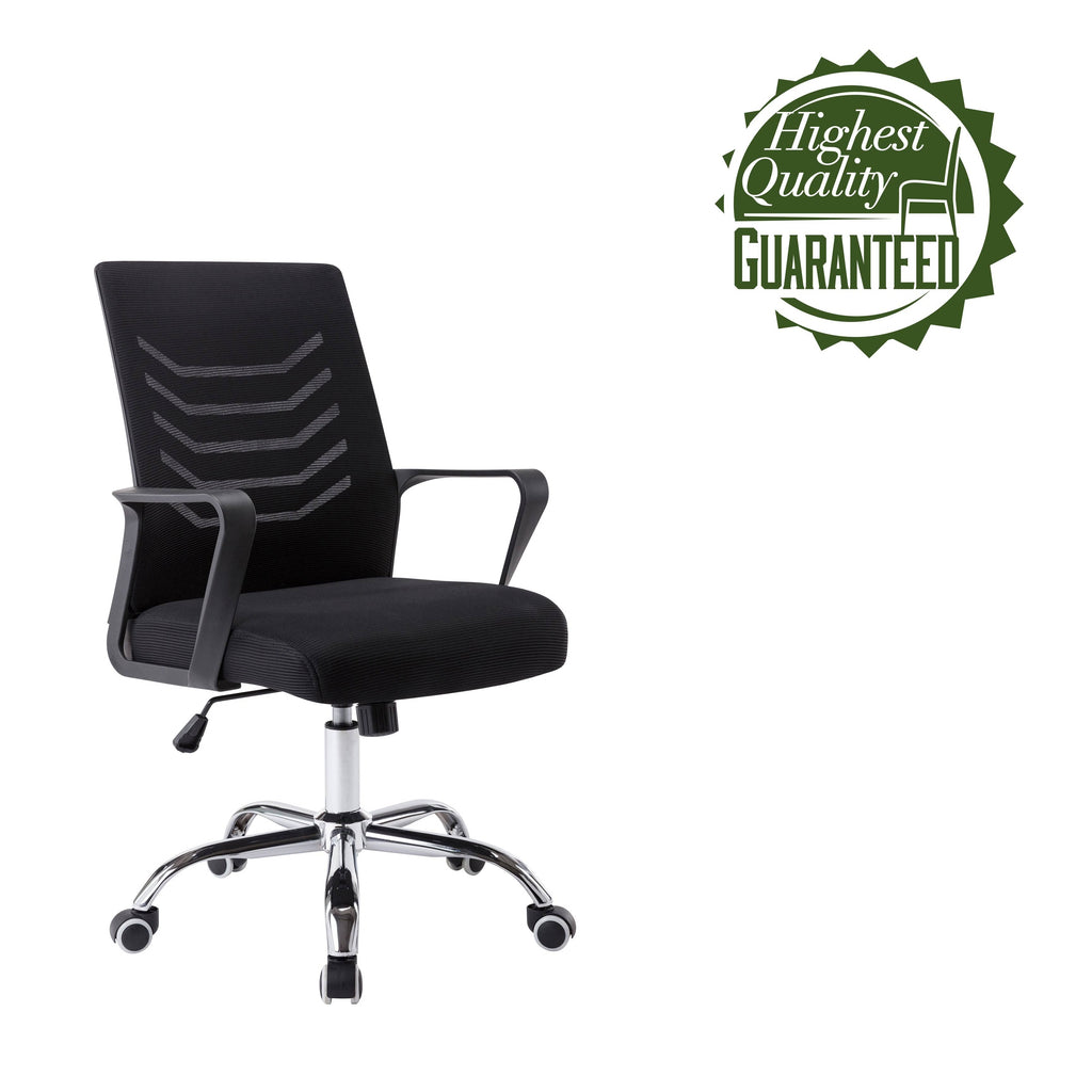 Adjustable Swivel Office Chair Black H7446