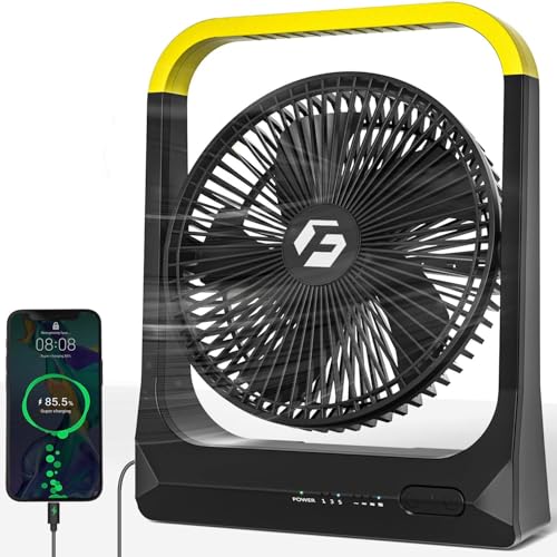 Battery Powered Operated Portable Fan Rechargeable 20800mAh Z5623