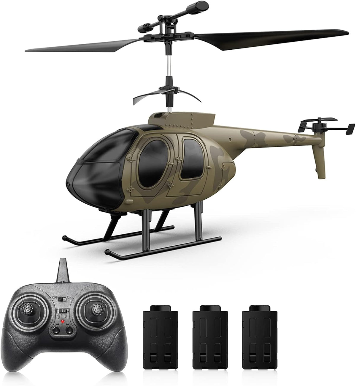 2.4GHz RC Helicopter with 3 Batteries A7546