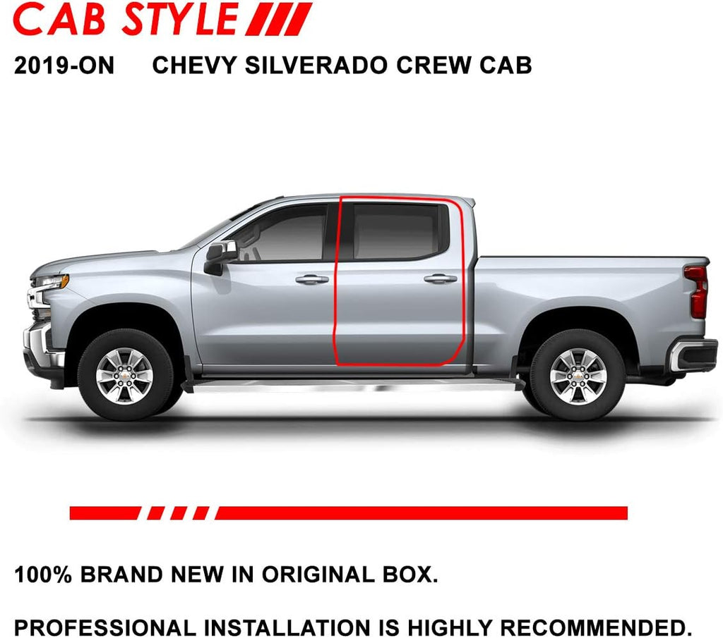 Polished Chrome Stainless Steel Side Step Nerf Bar Running Boards I750