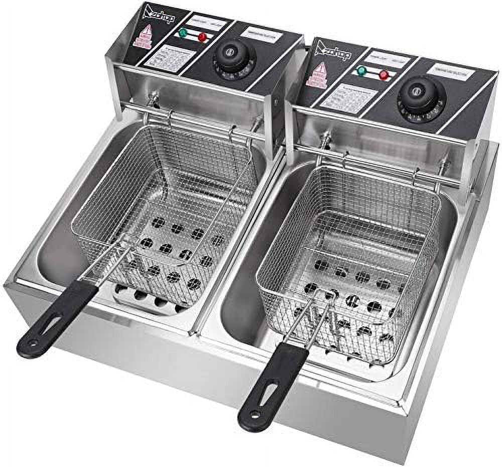 12L Electric Dual Deep Fryer K85829