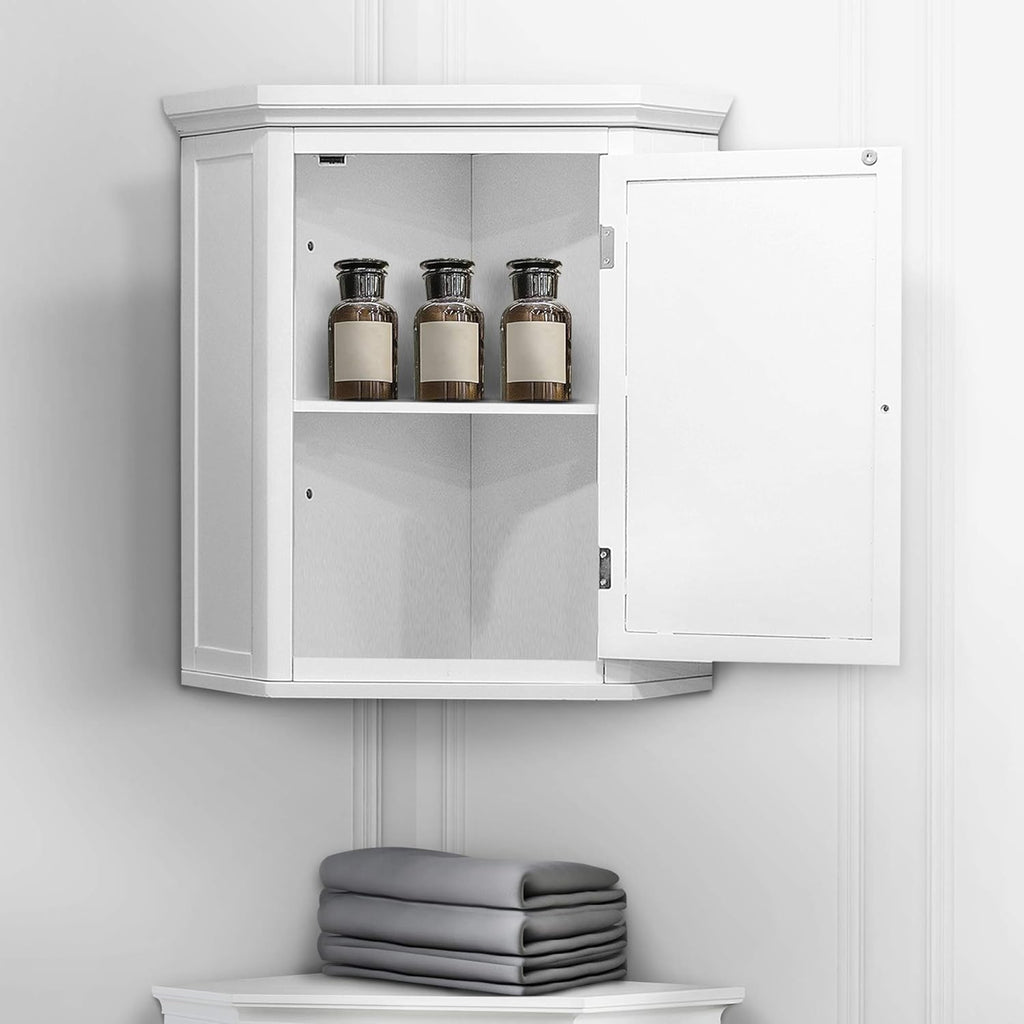 White Bathroom Cabinet F392