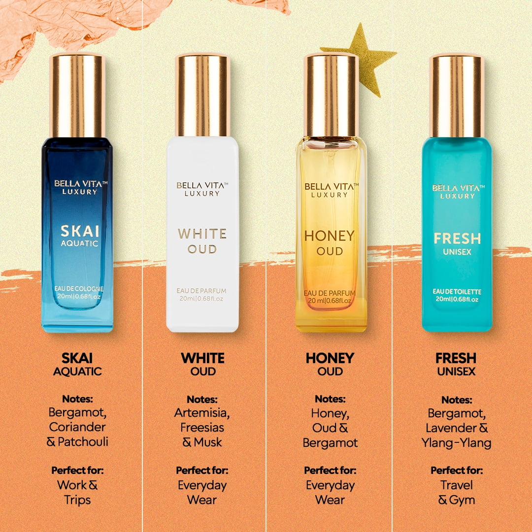 Unisex Luxury Perfume Gift Set 4x20 ML Eau De Parfum B626279