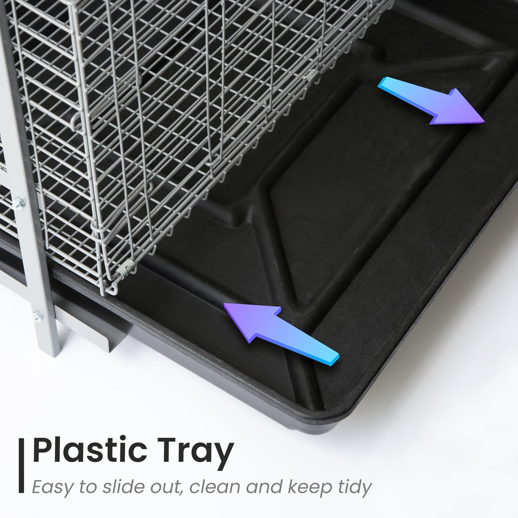 24-inch Rabbit Cage with Tray W313