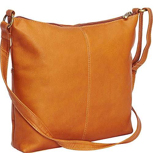 Full-Grain Leather Shoulder Bag with Adjustable Strap Z83843