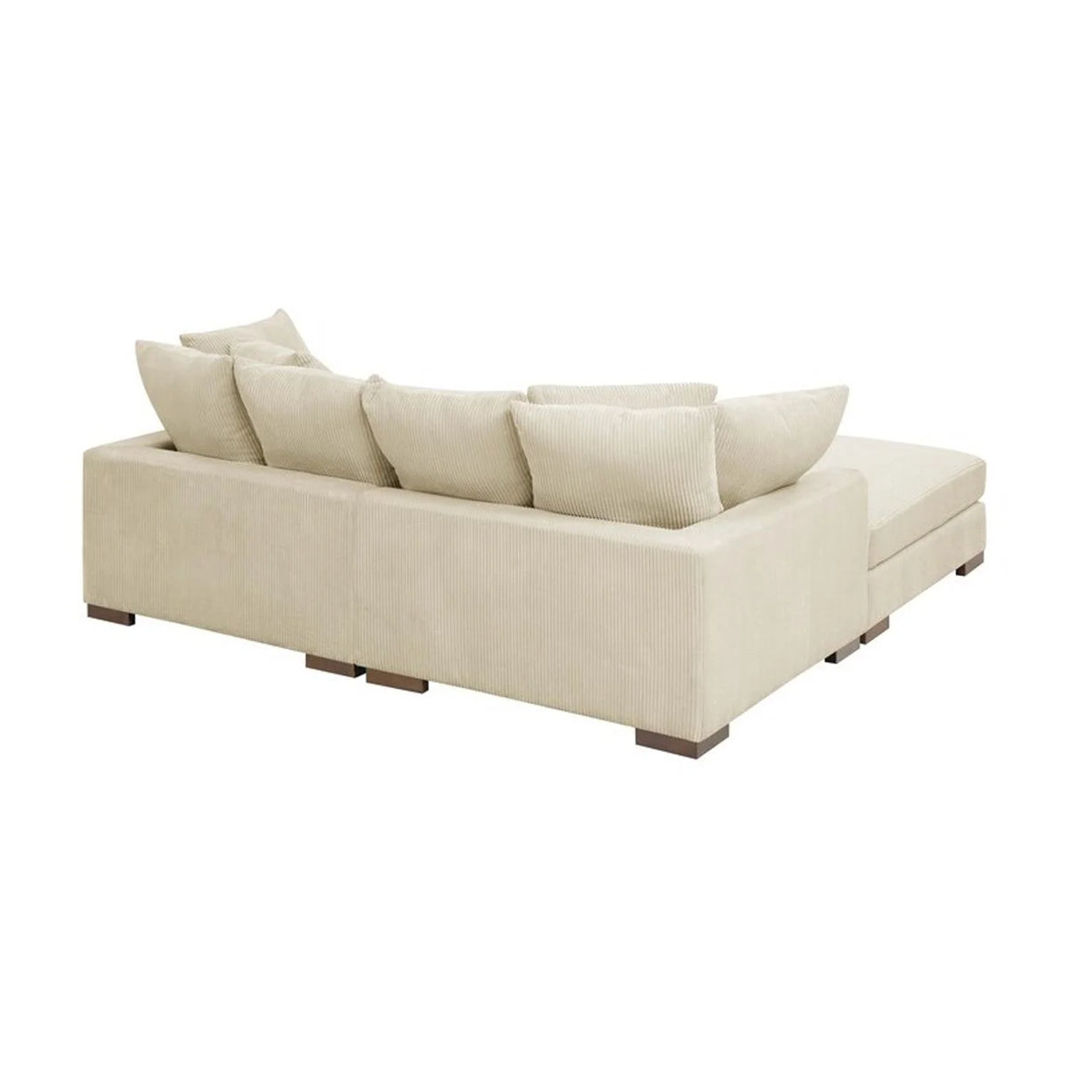 Corduroy Upholstered Sectional C989