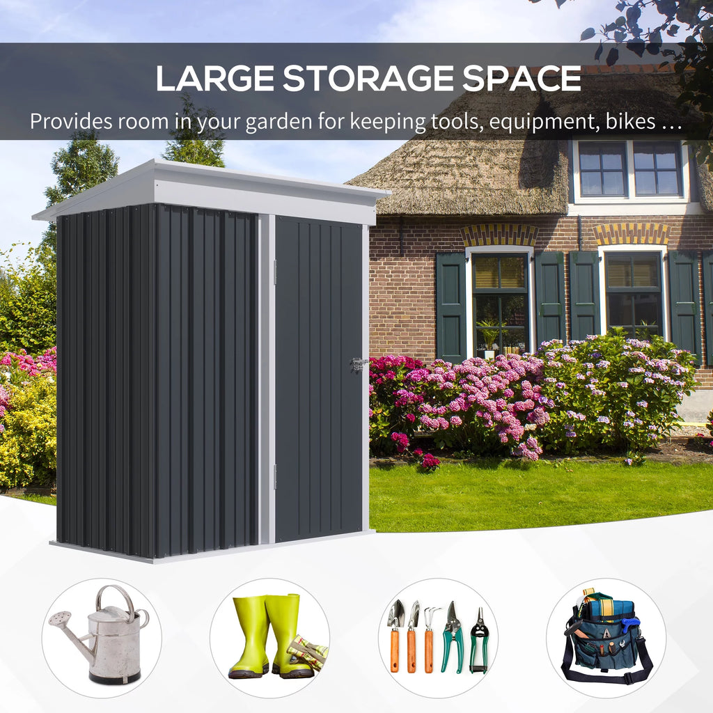 Garden Storage Shed Steel Tool House P878307