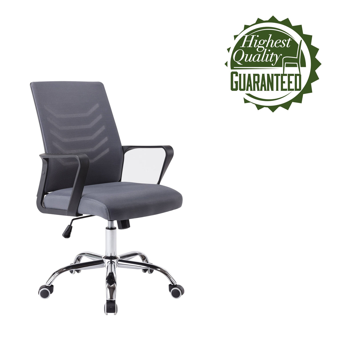 Adjustable Swivel Office Chair Black H7446