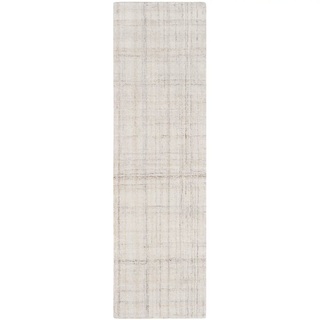 Ivory Beige Striped Area Rug 10' x 14' I74994