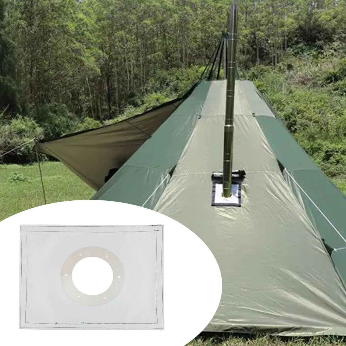 Fireproof Waterproof Hot Tent Jack for Chimney 11.5cm C8690