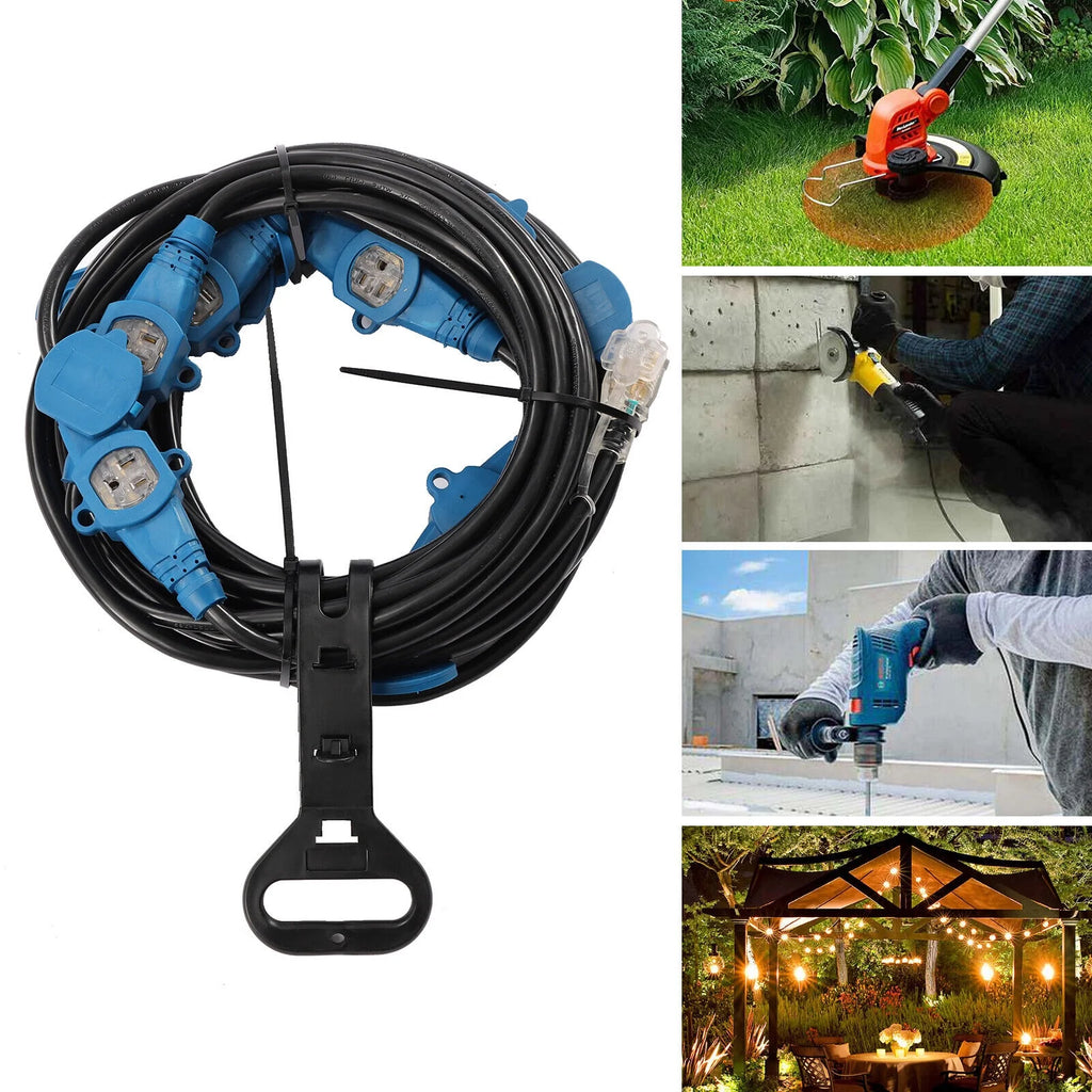 50FT 12 Awg 7 Outlets Extension Cord K78934