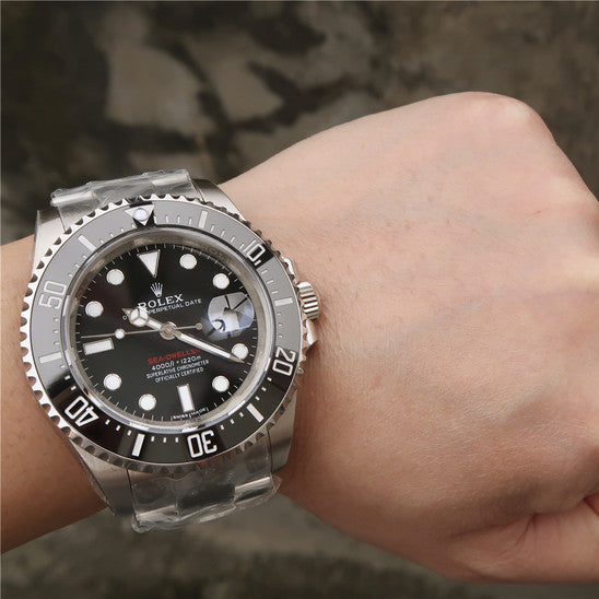 Silver Black Dial 43mm V54727