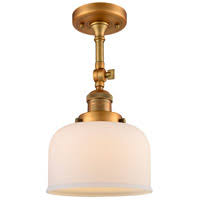 Large Bell 1 Light Sconce LED (Brass) P13563