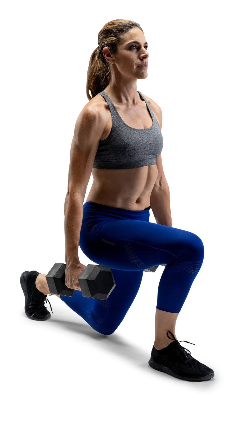 Rubber Hex Dumbbell 45 lbs R638441