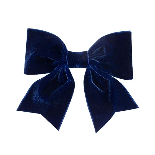 Black Velvet Hair Clip with Bowtie U67554