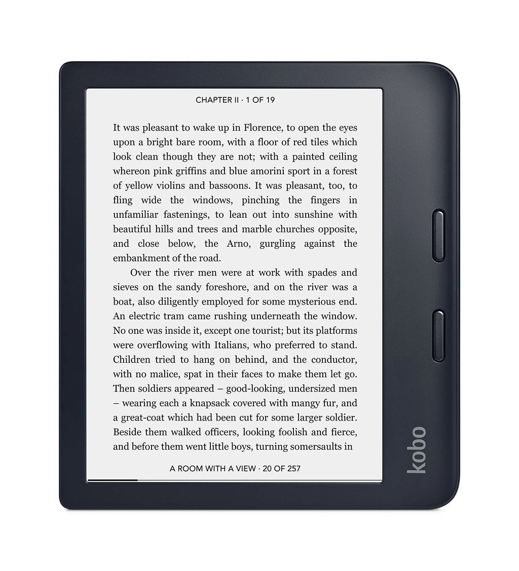 32GB Black Waterproof eReader with 7" Glare Free Touchscreen Z337698