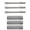 3-Pack Stainless Steel BBQ Gas Grill Tube Burner Replacement Parts E223988