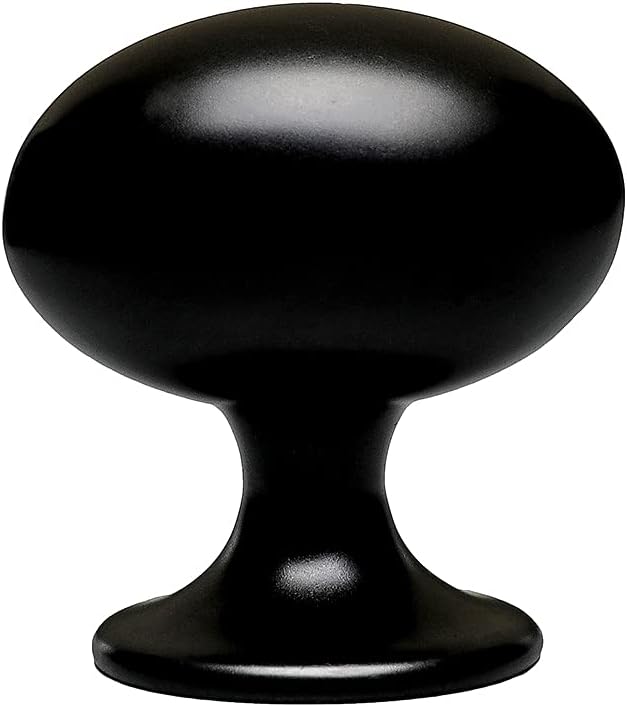 Oval Mushroom Knob 36mm 10 Pack Brushed Satin Nickel P84389
