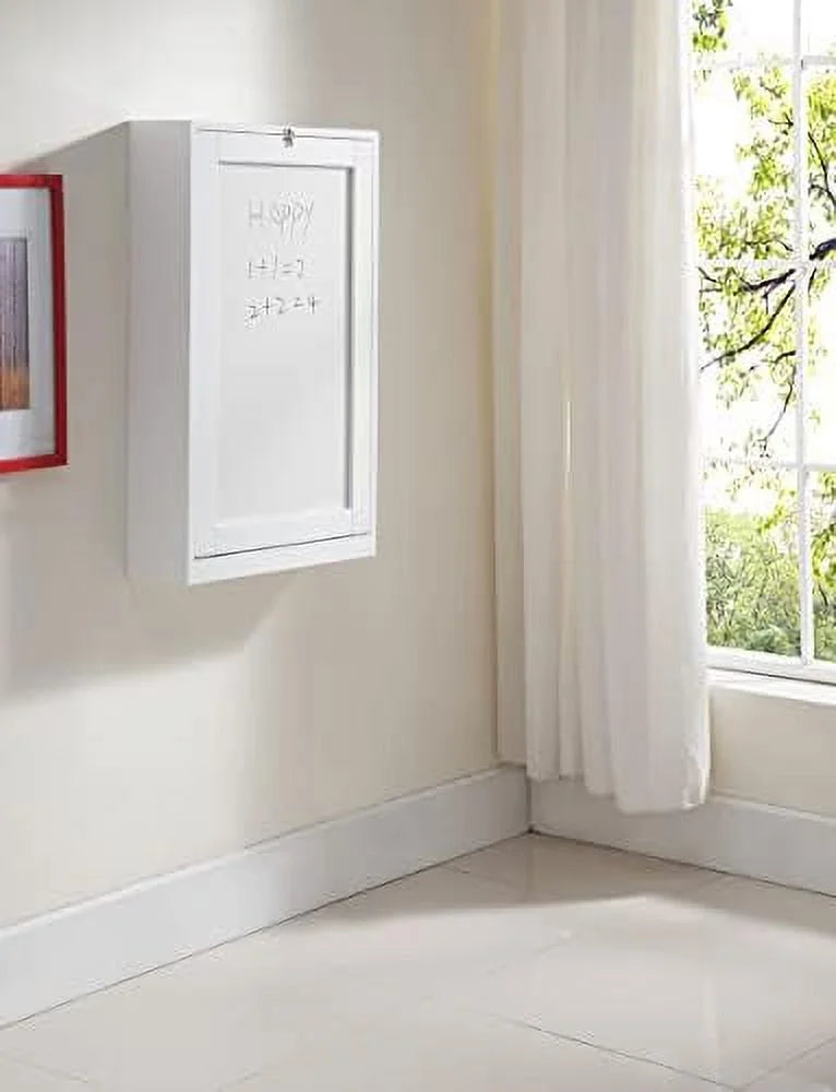 Wall-Mounted Fold-Out Writing Desk White J118