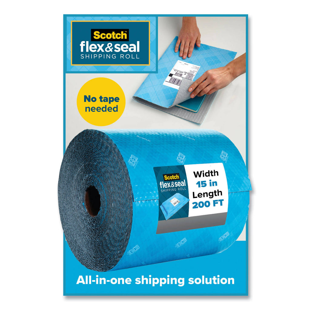 Blue/Gray Flex and Seal Shipping Roll O61084