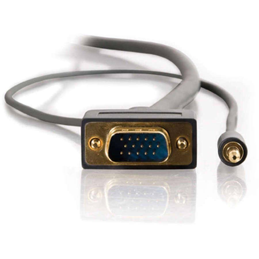 50ft HD15 Monitor Cable with 3.5mm Stereo Audio I495301