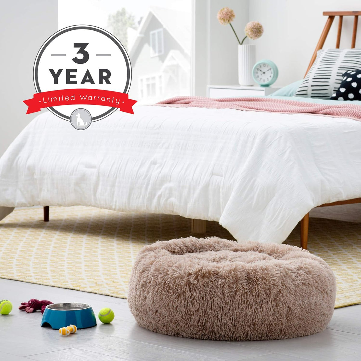 Plush Dog and Cat Bed T954005