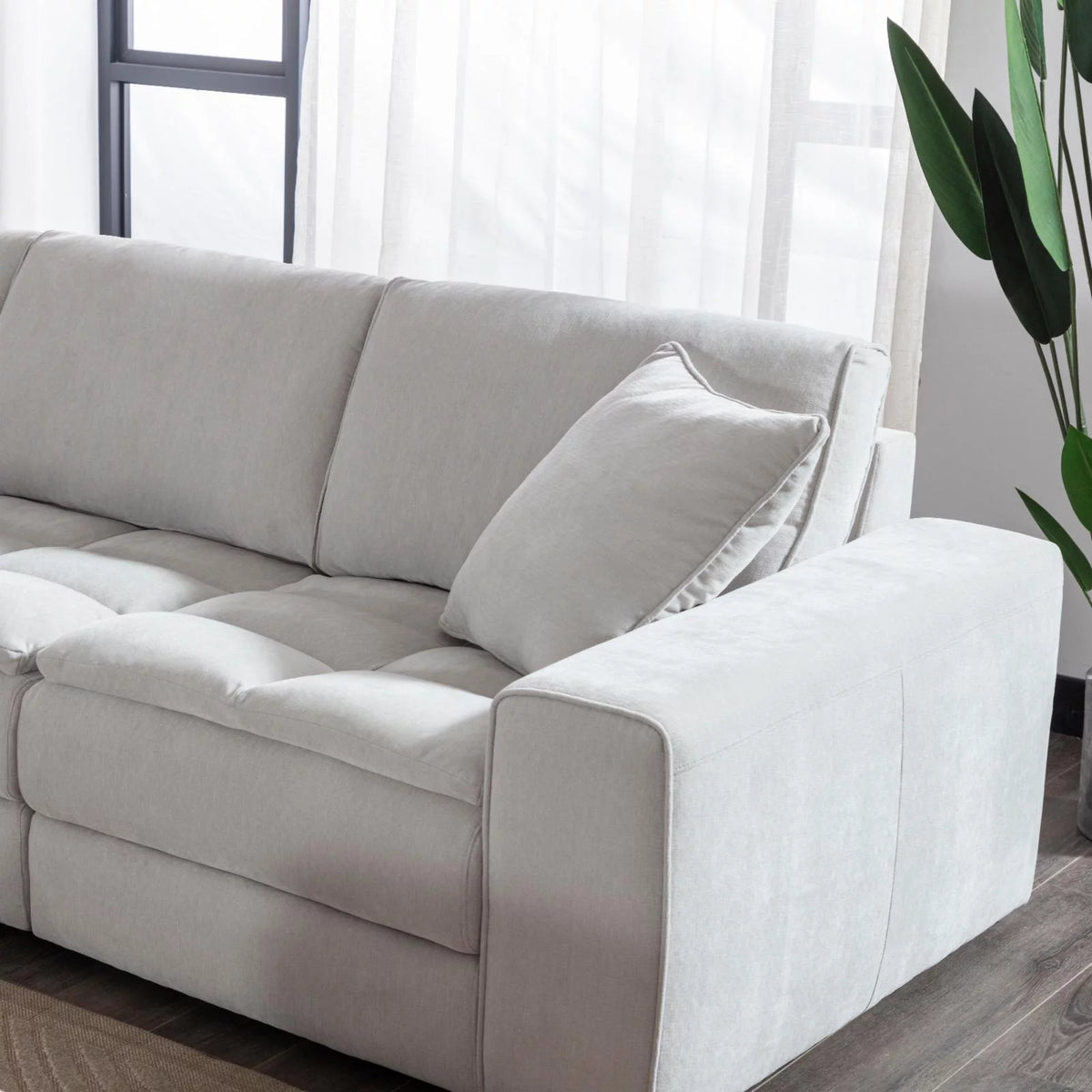 5-Piece L-Sectional Sofa O55972