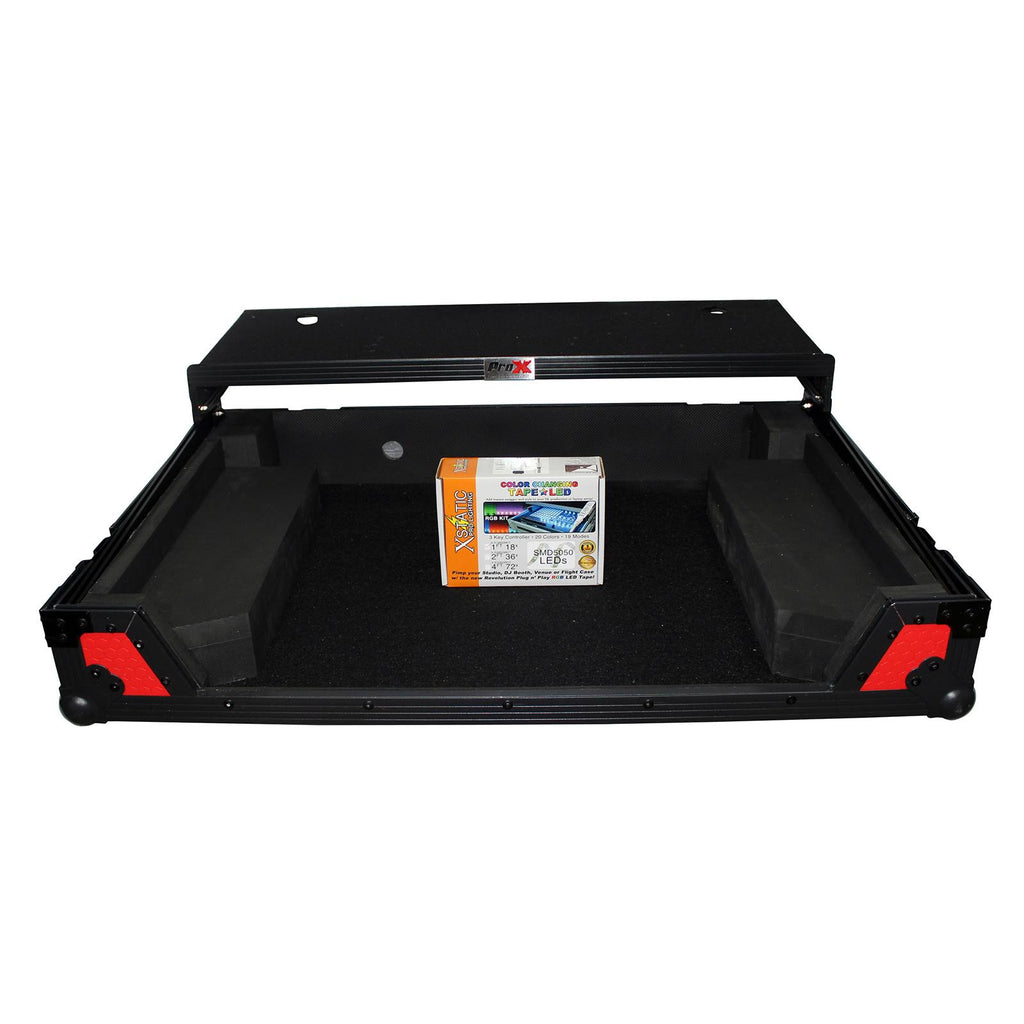 Red on Black Case with Shelf X88652