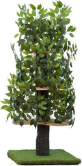 Cat Tree with Leaves X4966