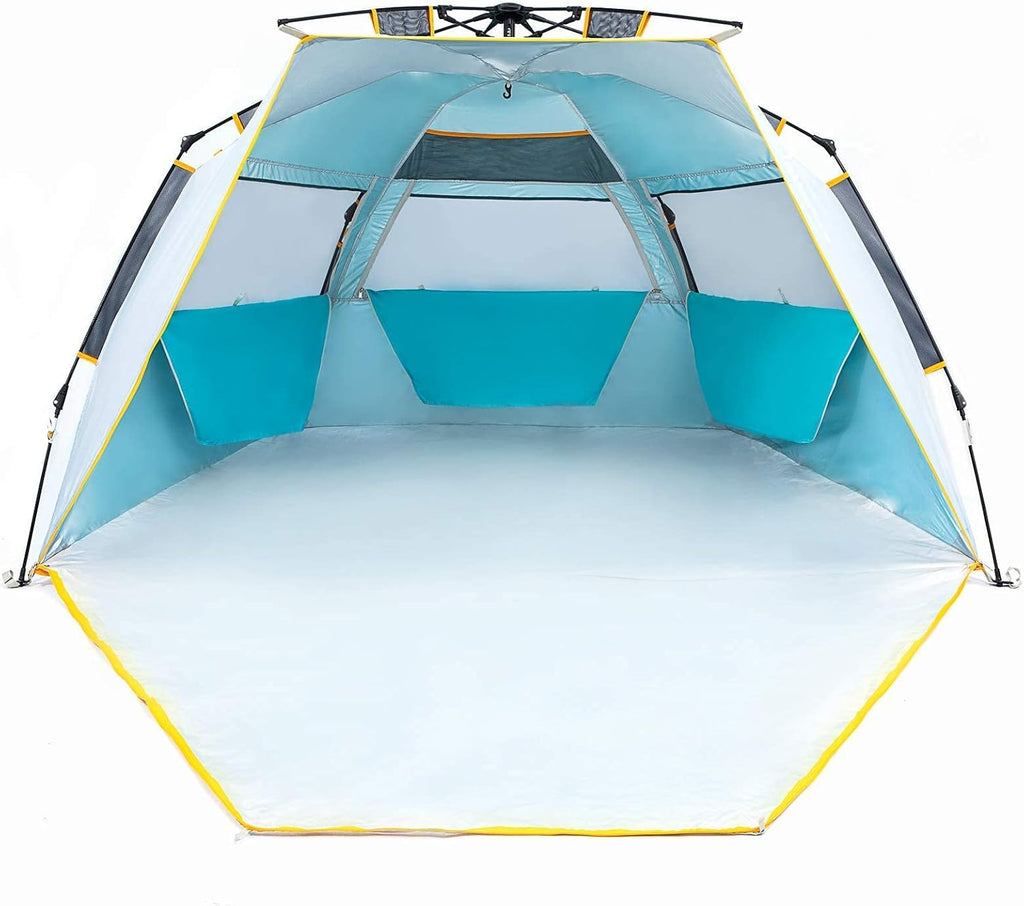 4 Person Instant Beach Tent UPF 50+ Sun Shelter P466916