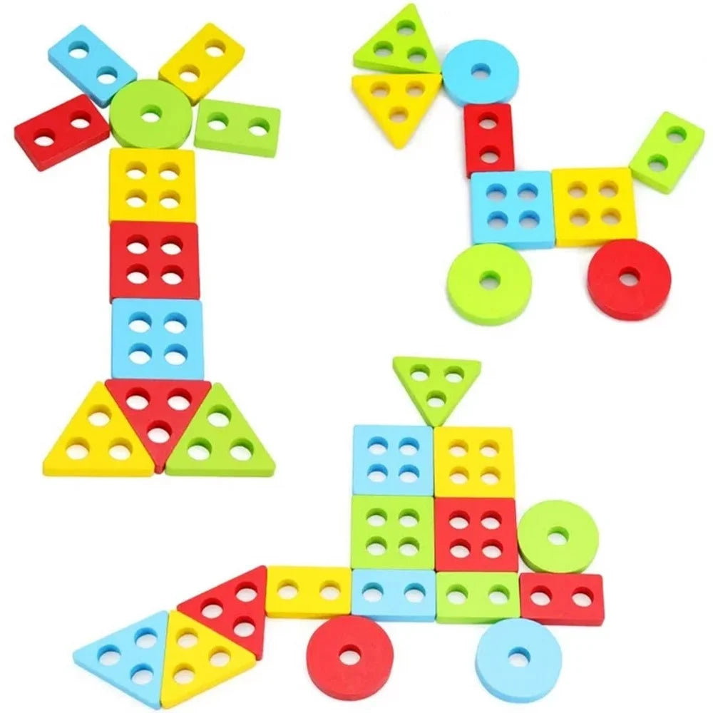 Wooden Educational Shape Sorter Puzzles Z608958