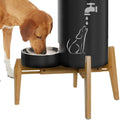 Dog Water and Food Dispensers Stand U6556