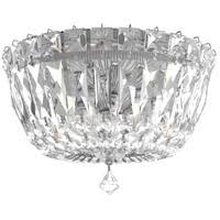 3-Light Crystal Flush Mount B77759