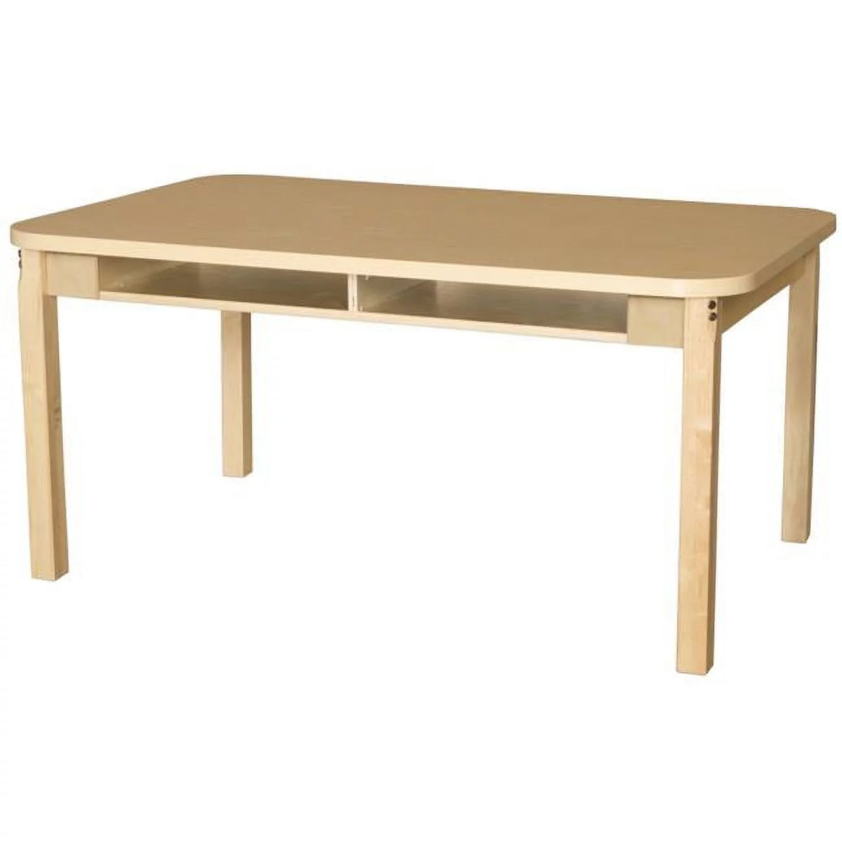 Two Seat Student Desk with Hardwood Legs E7314