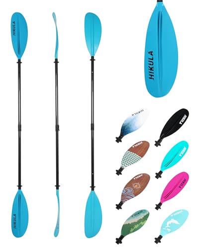 Adjustable Carbon Shaft PP Blade Kayak Paddle Y937528