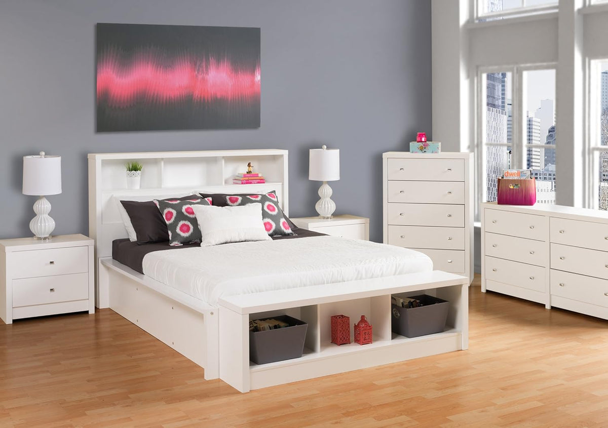 White 5-Drawer Chest B853204