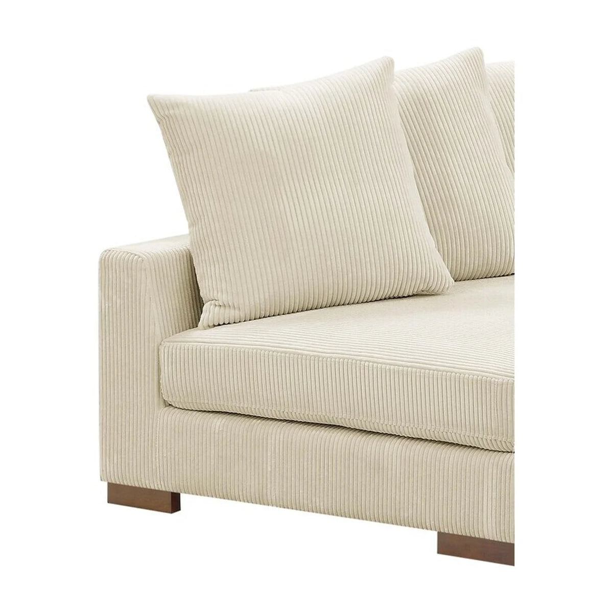 Corduroy Upholstered Sectional C989