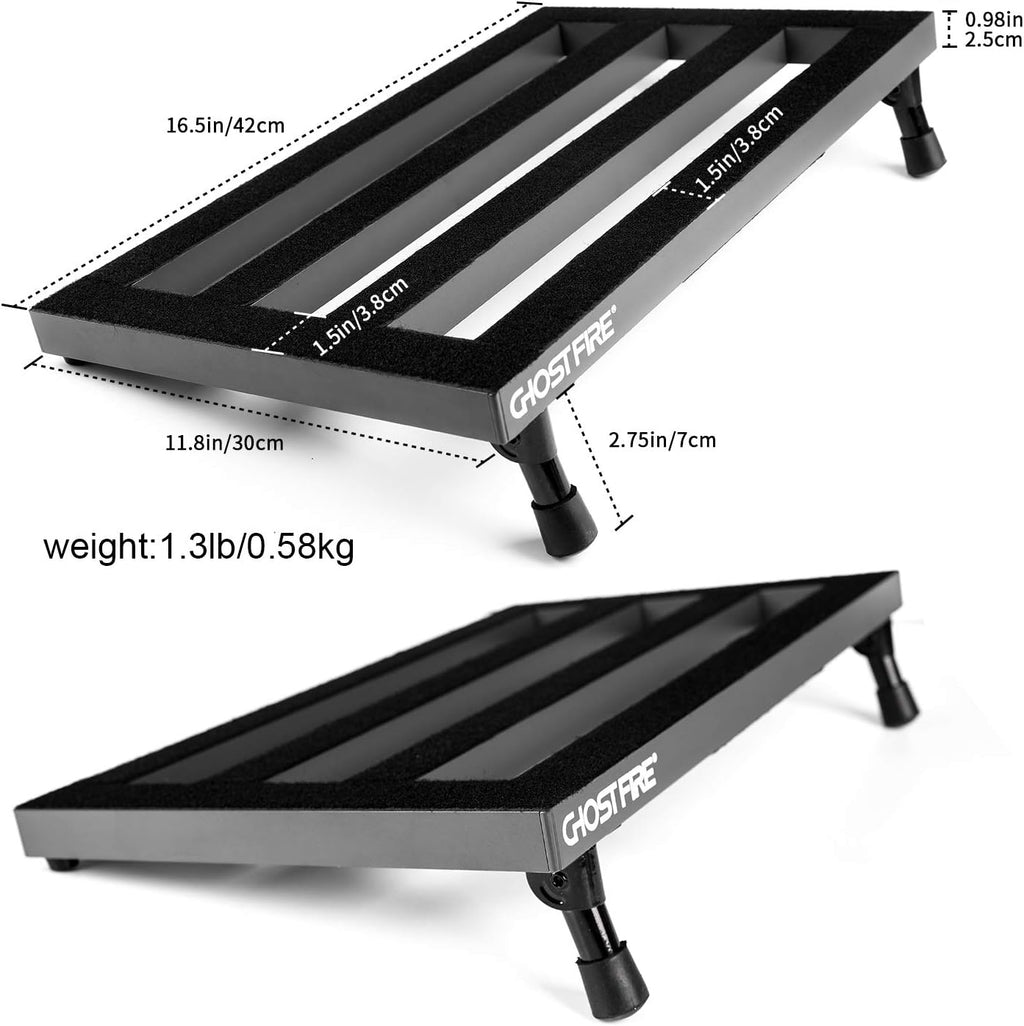 Aluminum Alloy Guitar Pedal Board with Carry Case O201