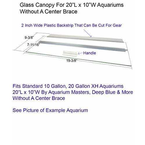 Blue Spotted Glass Canopy for Aquariums A681