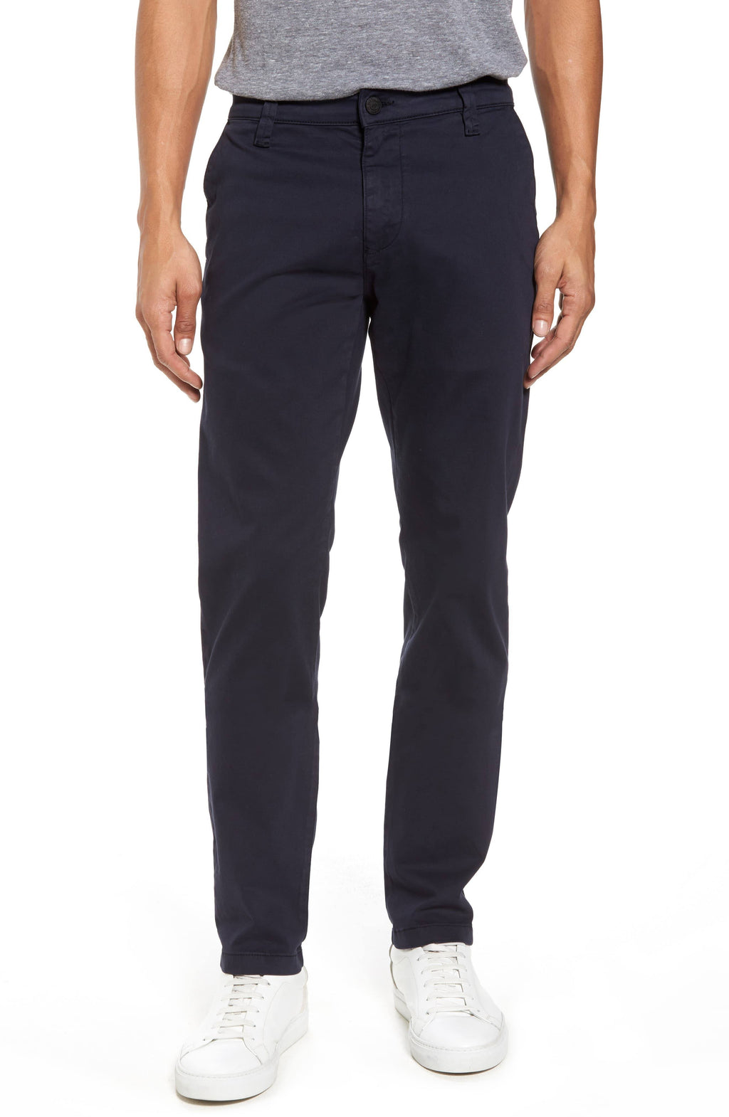 Dark Navy Twill Slim Leg Chino E4604