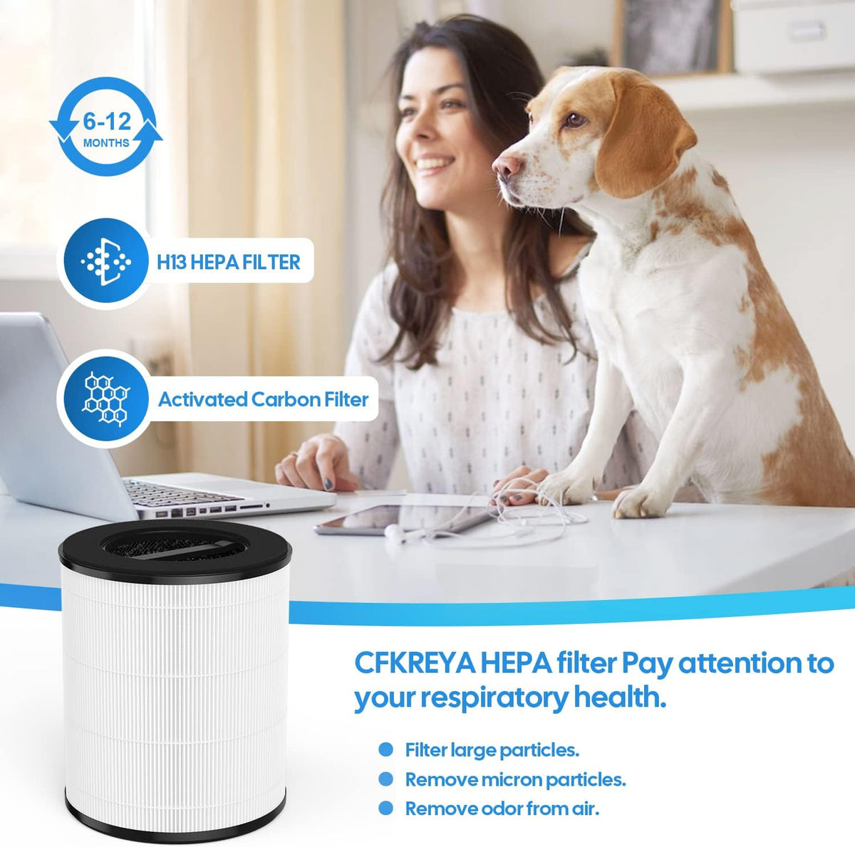 MERV 17 HEPA Replacement Filter B51403